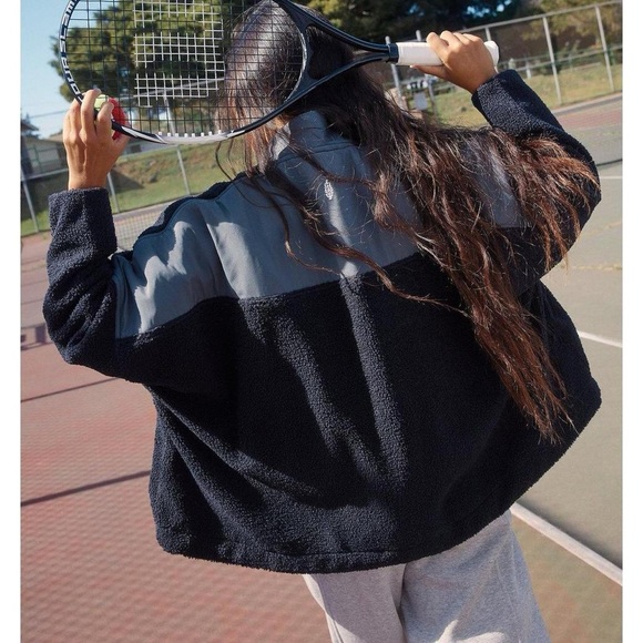 Free People Tournament Fleece Jacket - Picture 2 of 8